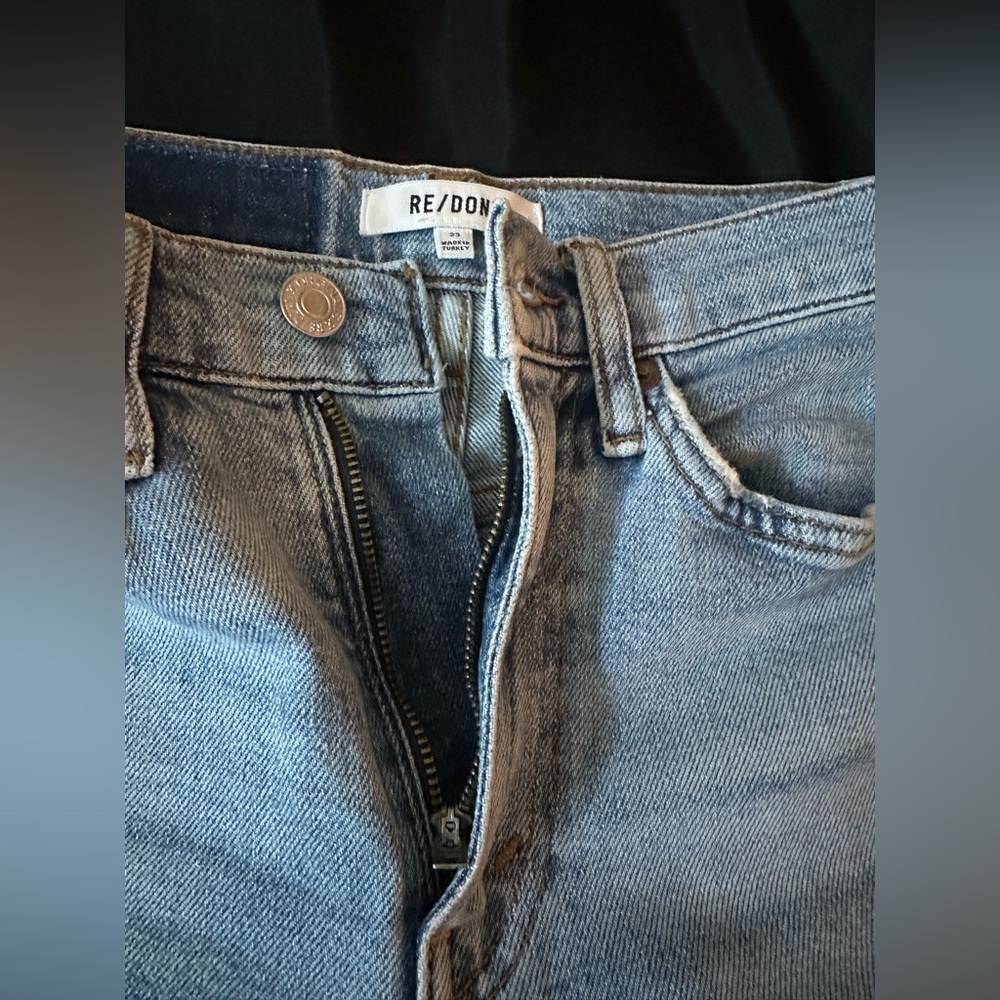 RE/DONE Mid 90’s Straight Denim 70’s Jeans Size 23 - Picture 8 of 10